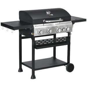 Outsunny 4+1 Gas Burner Grill