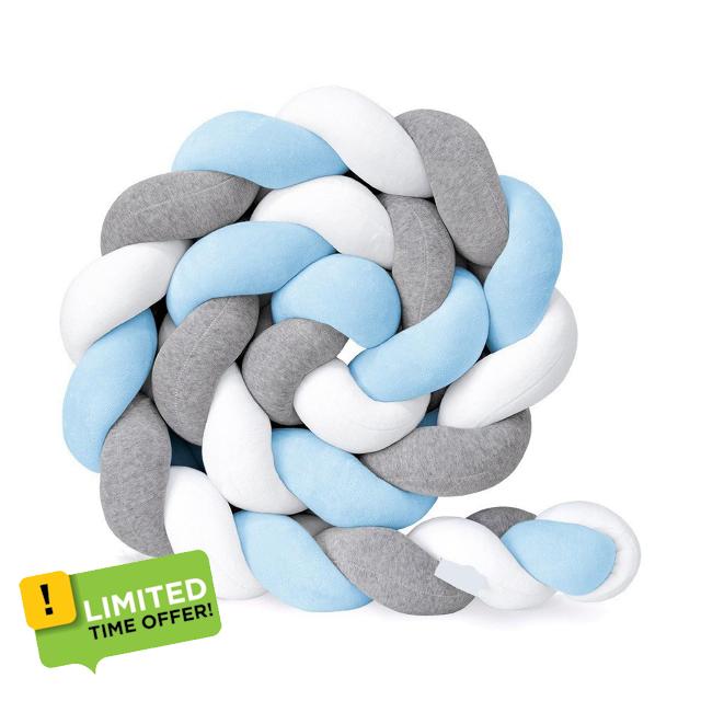 AmphaDeco Braided Pillows Knotted