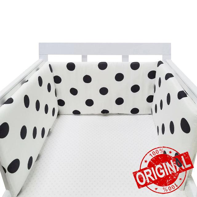 AmphaDeco Breathable Crib Bumper