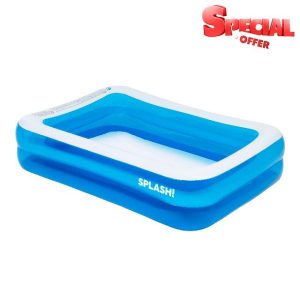 SPLASH! Inflatable Rectangular Pool - Durable Vinyl