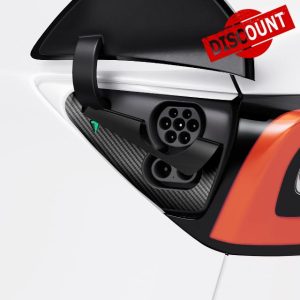 Spigen Tesla Model 3 2021-2023 and Y Protective Film and Wrap Set Charge Port