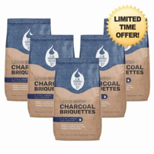 Long Burn BBQ charocal Briquettes ideal for charcoal barbecues & firepits | All natural | Consistent temperatures | long burning (5)