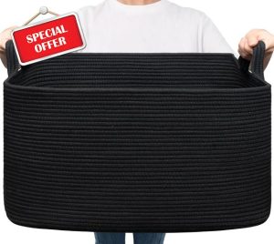 TIMEYARD Braided Laundry Basket
