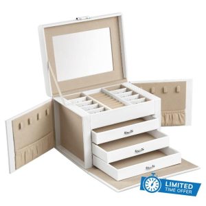 SONGMICS 4-Tier Jewellery Box