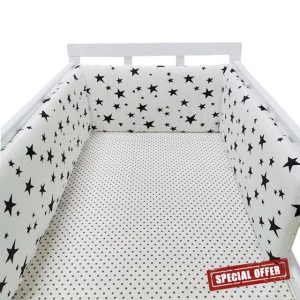 AmphaDeco Breathable Crib Bumper