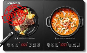 AMZCHEF Double Induction Hob