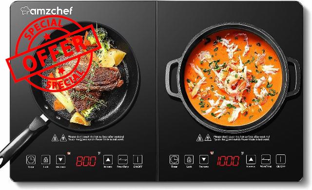 AMZCHEF Double Induction Hob