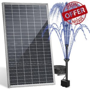 AMZtime 20W Solar Water Fountain