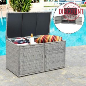 TANGZON 2-Tier Garden Storage Box
