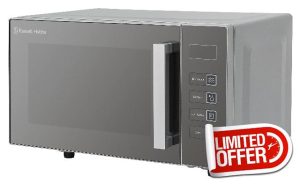 Russell Hobbs RHEM2301S 23L Easi Flatbed Digital 800w Solo Microwave Silve