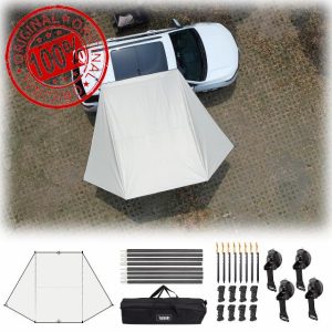 Top Lander Car Tent Camping SUV Sun Shelter Waterproof Universal Awning Canopy Anti-UV for Van Campervan Caravan Drive Away