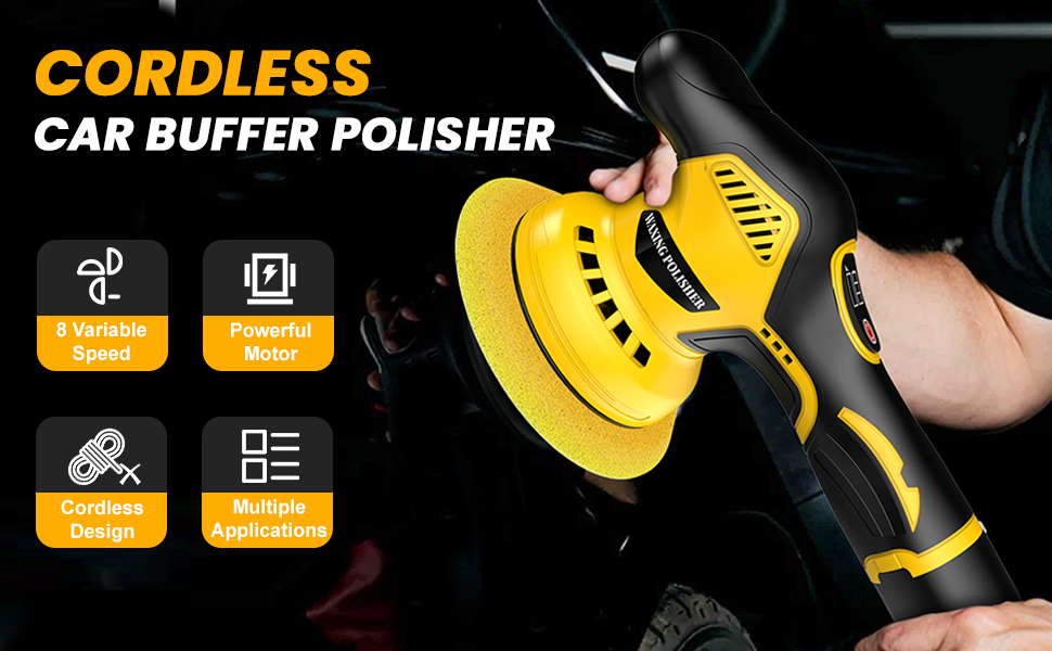 Cordless Car Buffer Polisher