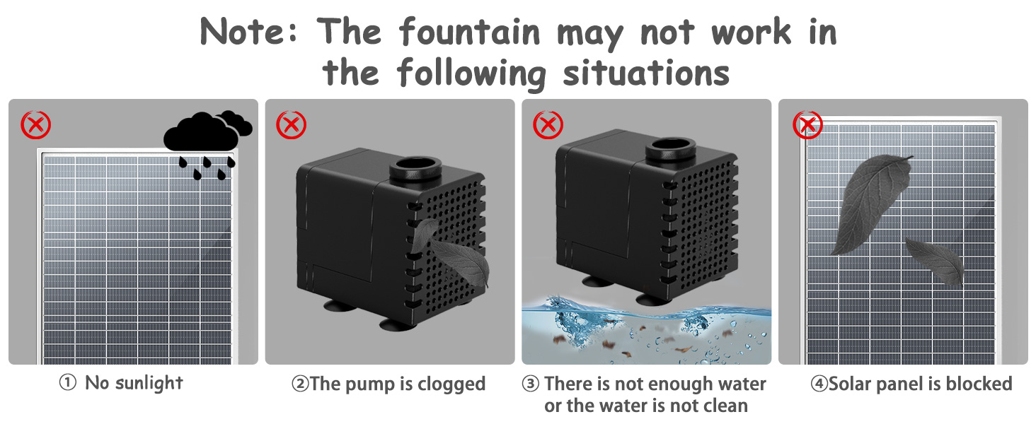 solar water fountain
