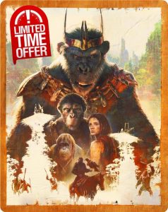 The Kingdom of The Planet Of The Apes 4K UHD Steelbook [Blu-ray] [Region A & B & C]