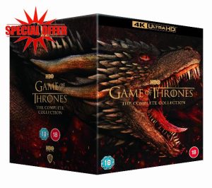 Game Of Thrones: Seasons 1-8 4K Ultra-HD [2019] [Region Free] [Blu-ray]