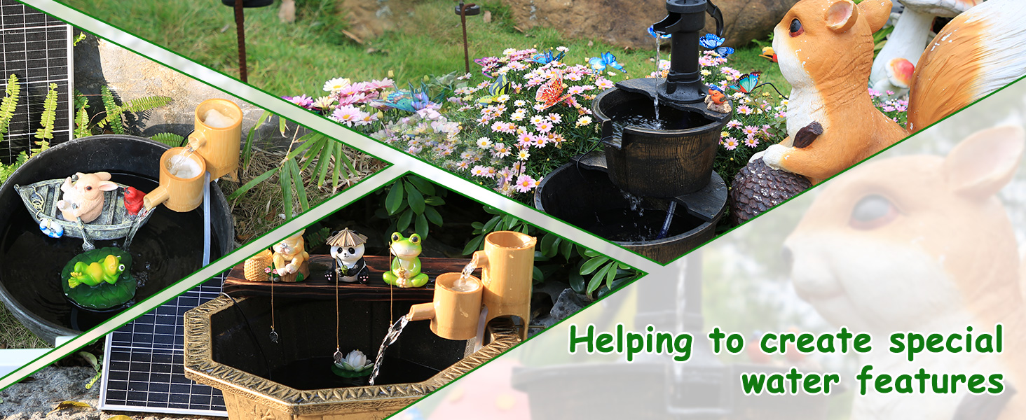 solar water fountain