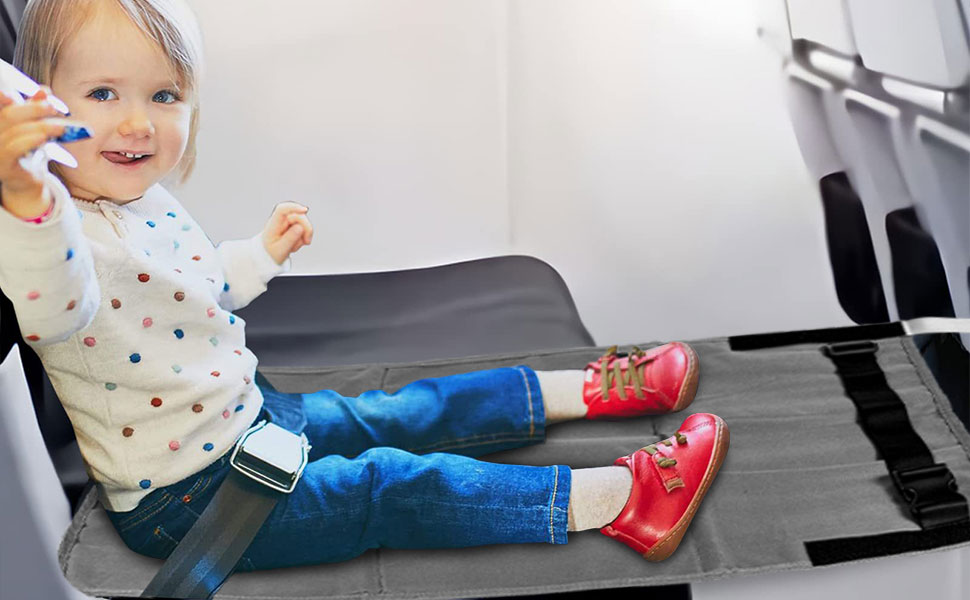 inflatable foot rest for plane