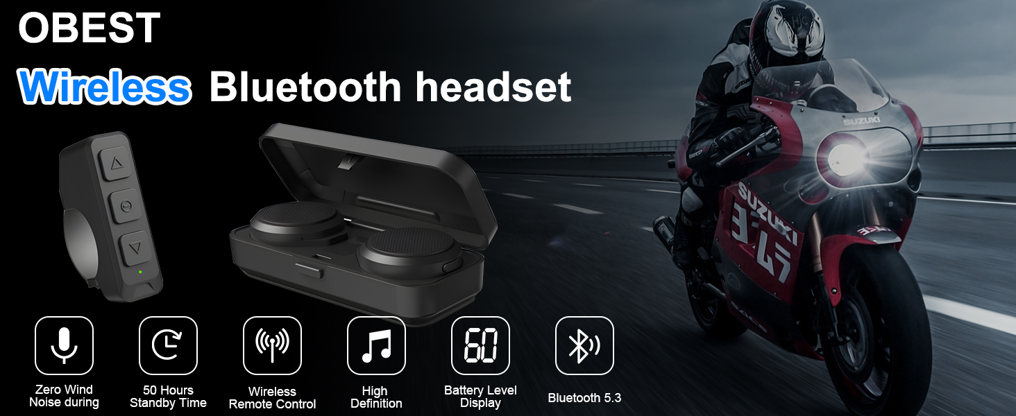 Bluetooth Headset For Motorcycle