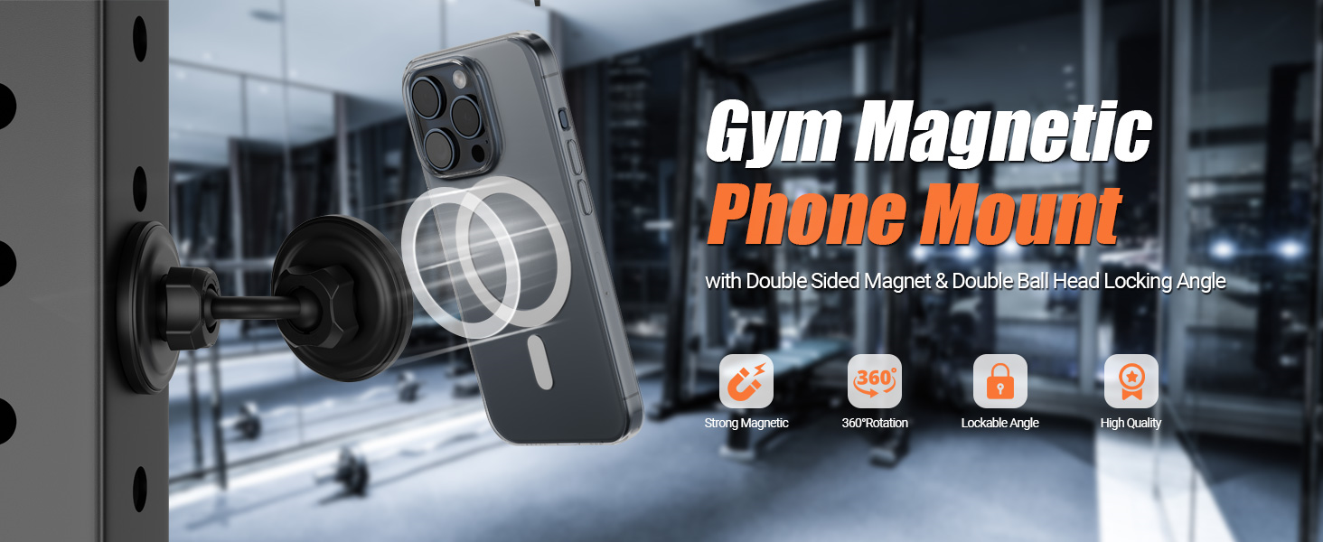 magnetic phone holder gym