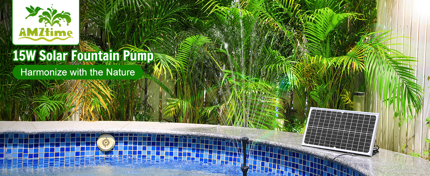 solar water fountain