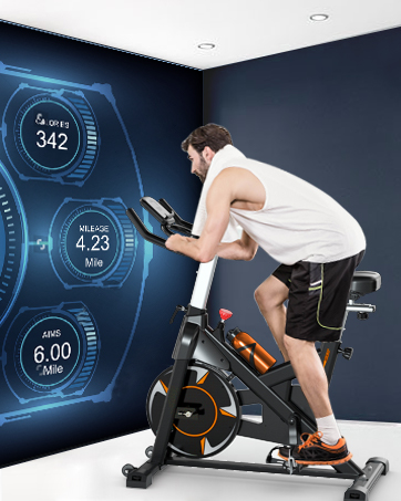Wenoker Folding Exercise Bike with 8 Levels of Magnetic Resistance, LCD Display, Device Holder - ...