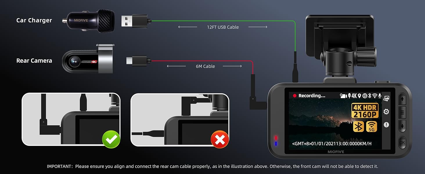miofive rear camera