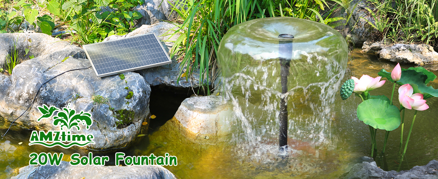 solar water fountain