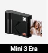 KODAK Mini 2 ERA 4PASS Portable Photo Printer (2.1x3.4 inches) (Black, 68 Sheets Bundle)