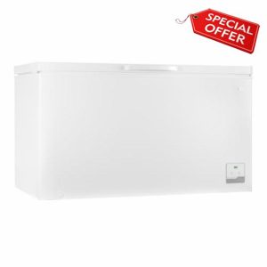 SIA SCF400WE Freestanding 400L White Chest Freezer With Wire Baskets