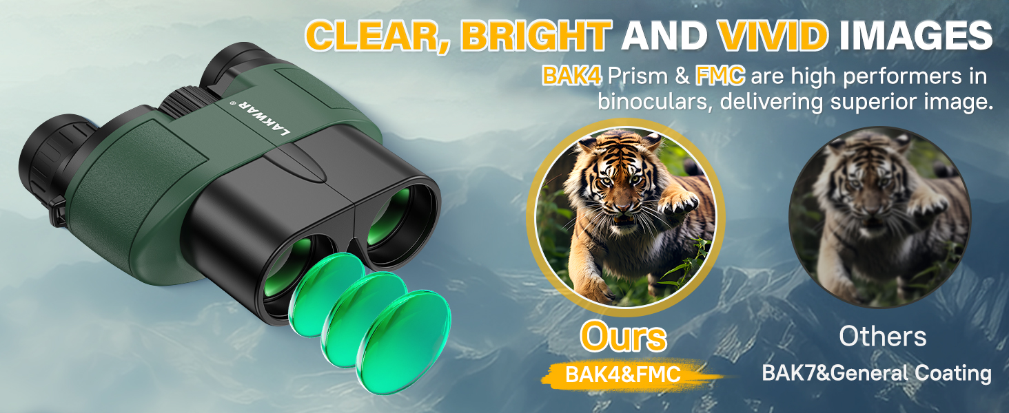 LAKWAR Compact Binoculars