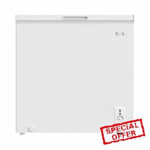 SIA SCF200WE Freestanding 199L White Chest Freezer With Wire Basket