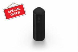 Sonos Roam 2 Ultra Compact Portable Wireless Speaker - Waterproof - 10 Hours Battery - Black