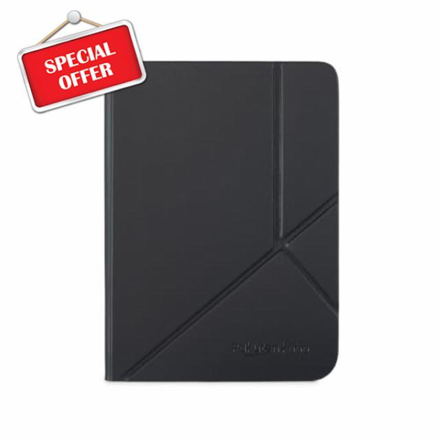 Kobo Clara Colour/BW SleepCover Case | Black | Sleep/Wake Technology | Built-In 2-Way Stand | Vegan Leather | Compatible with 6” Kobo Clara Colour/BW eReade