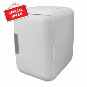 Walfront 50W Monocrystalline Solar Panel Refrigerator Freezer Large Capacity Solar Powered Freezer with Battery Box Connector Cable Solar Powered DC 18V Refrigerator/Freezer fo