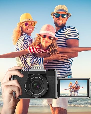 digital camera for video and photography