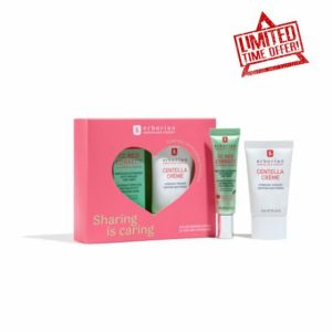 Erborian - Anti-Redness Duo - CC Red x Centella Cream Face Care Set - CC Red Correct 15ml + Centella Cream 20ml - Korean Cosmetic Care