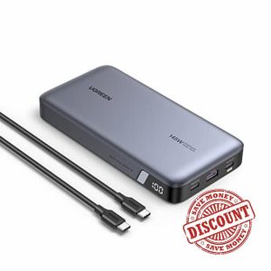 UGREEN Nexode 140W 25000mAh Power Bank Fast Charging 3-Port Portable Charger Laptop Battery Pack Compatible with Dell