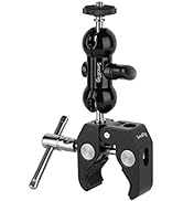 SMALLRIG Magic Arm Clamp Kit, Camera Mount Articulating Friction Arm w Super Clamp, w 1/4