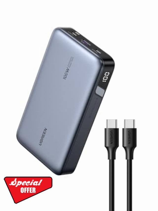 UGREEN Nexode 100W 20000mAh Laptop Power Bank