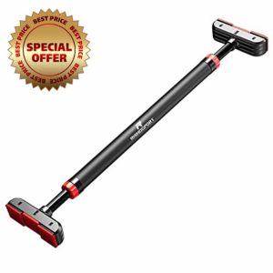 RHINOSPORT Door Pull Up Bar Doorway Chin Up Bar from 72-95 cm (28.3in-37.4in) Workout Equipment No Screws