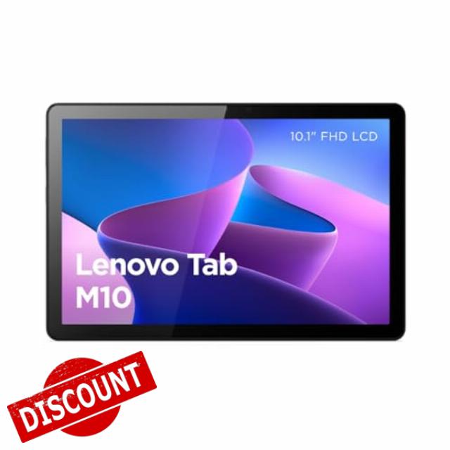 Lenovo Tab M10 3rd Gen Android Tablet | 10 inch Full HD+ | 64GB | Bumper Case | WiFi | 4GB RAM | Strom Grey | Designed for Portable Enertainme
