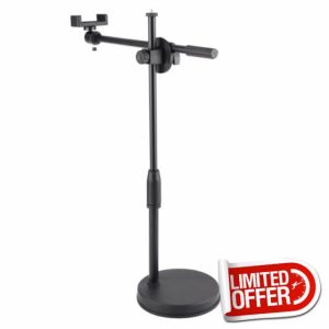 Phone Photography Video Bracket Stand 360° Rotation Desktop Photography Phone Holder Bracket Arm Bracket for Photo Video Shooting Fill Light