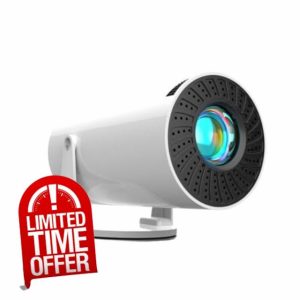 Android 11 F100 Mini Smart Projector Auto Horizontal Correction180°Rotatable