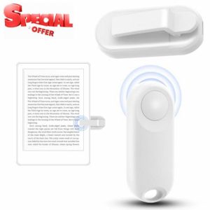 DATAFY RF Remote Control Page Turner for Kindle Paperwhite Kobo eReaders Camera Remote Shutter