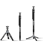 SIRUI P-424FL Camera Hiking Walking Stick Monopod with Feet, 190cm Heavy Duty Carbon Fiber DSLR P...