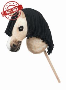 LeMieux Hobby Horse Dream - Dappled Dun Coat - Realistic Head - Perfect for Kids