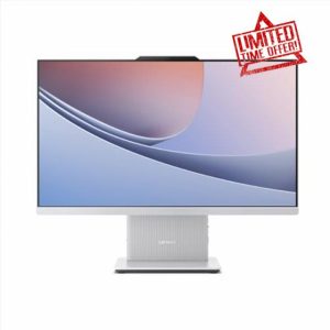 IdeaCentre AIO All-in-One Desktop PC | 24 inch Full HD | Intel Core i5-13420H | 16GB RAM | 512GB SSD | Windows 11 Home | Luna Grey | Wireless EOS Keyboard and Mouse