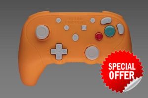 Retro Fighters BattlerGC Wireless 2.4G Controller Orange - Gamecube