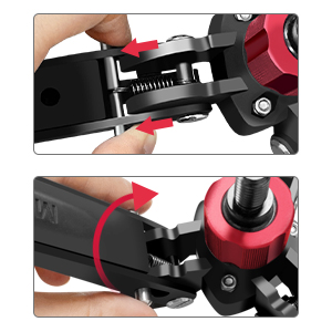 Manbily Mini Tripod Base for Monopods 3/8
