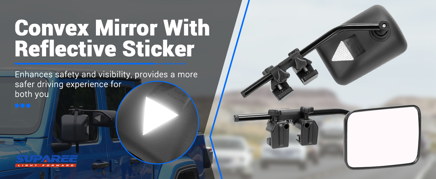 Convex Towing Mirrors